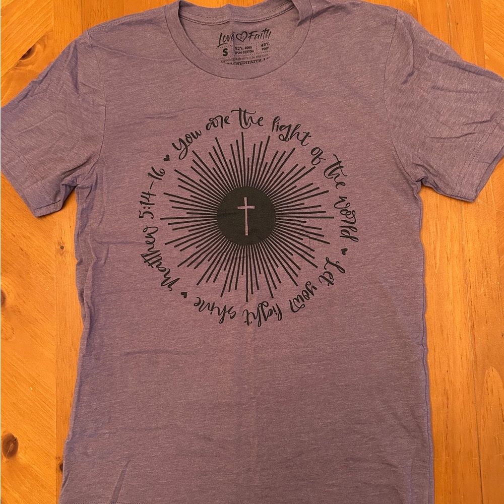 Love in Faith women’s t-shirt